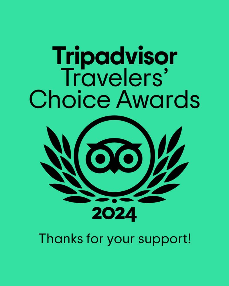 The Shack Tripadvisor Travelers' Choice Award 2024